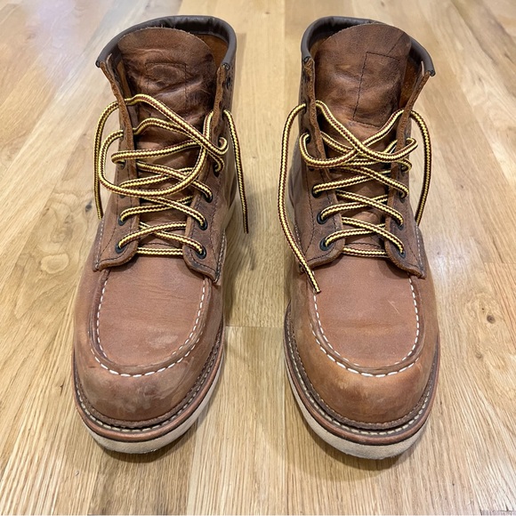 Red Wing CLASSIC MOC MEN'S 6-INCH BOOT IN COPPER ROUGH & TOUGH LEATHER - Picture 3 of 15